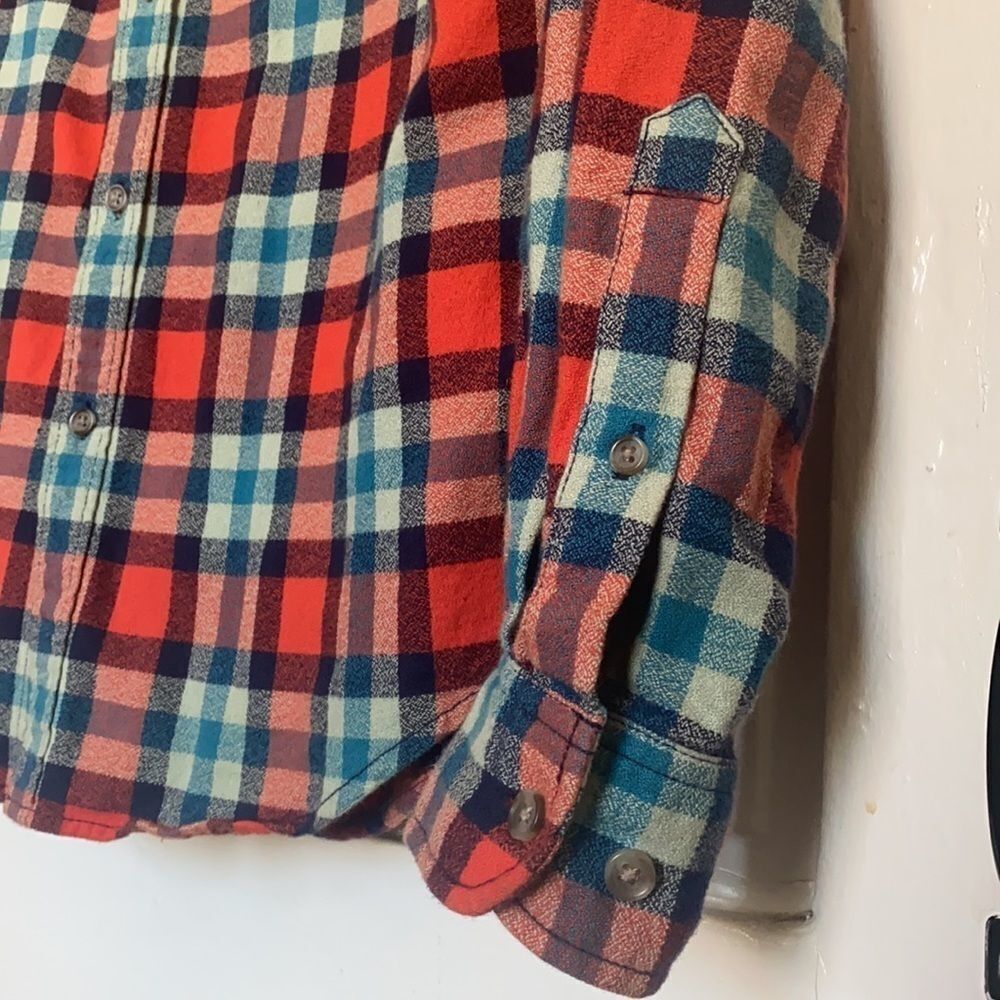 Fab Plaid Button Down Shirt / Shacket - image 3